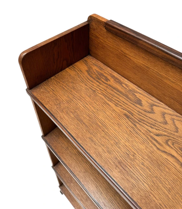 Art Deco Modernist Open Bookcase by P.E.L. Izeren for De Genneper Molen, 1920s